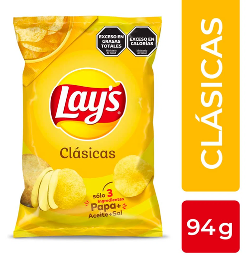 Lays Papas Clasica 94 gr
